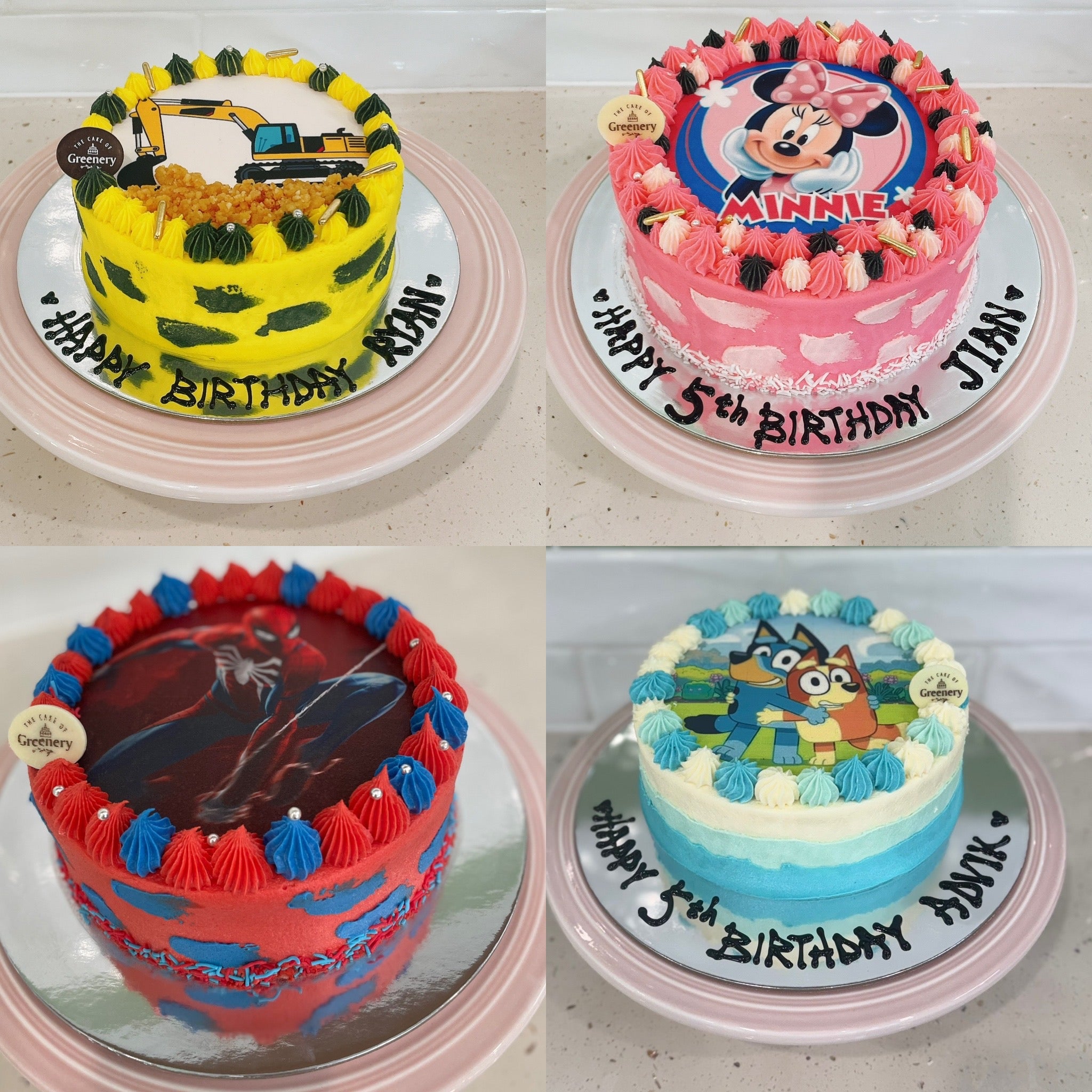 Edible image cakes