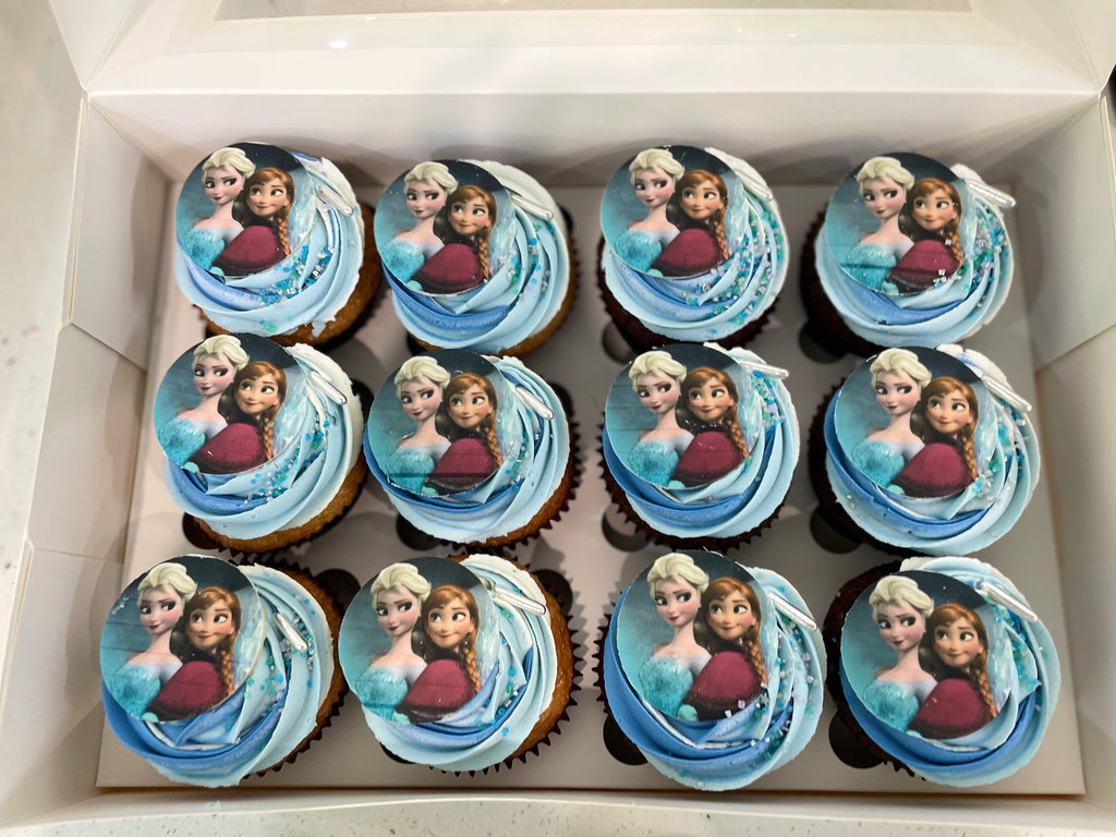 Edible image Cupcakes(Dozen)